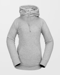 Women's Volcom Tower Fleece Hoodie - Heather Grey